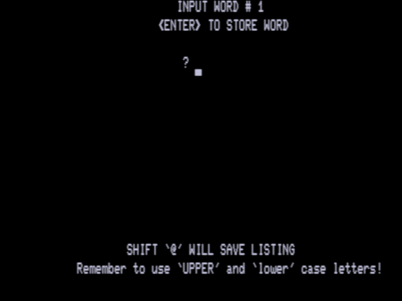 Screen shot